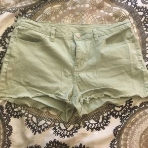 Lauren Conrad green shorts